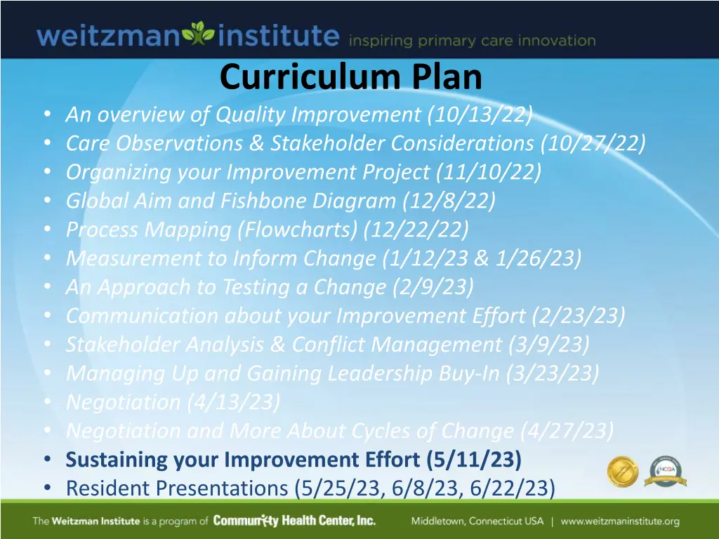 curriculum plan