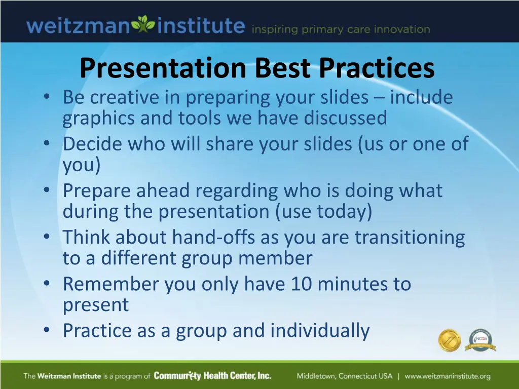 presentation best practices