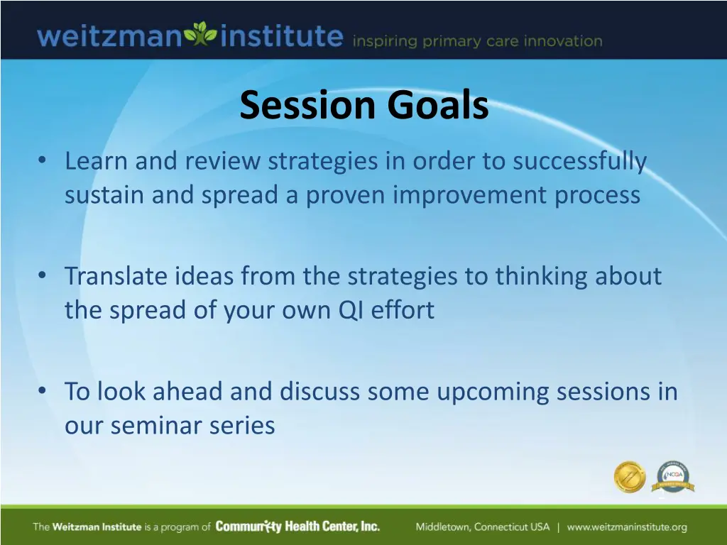 session goals