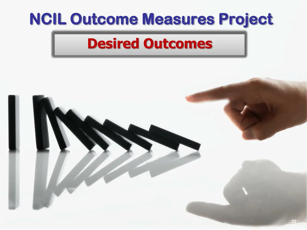 ncil outcome measures project ncil outcome