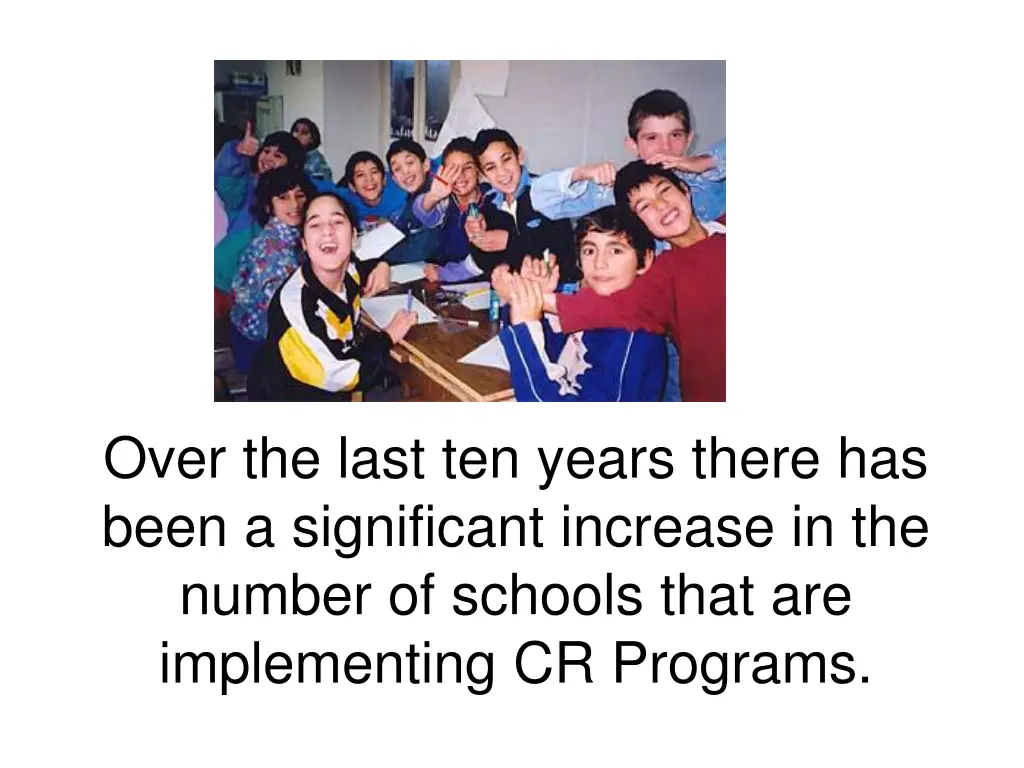 over the last ten years there has been