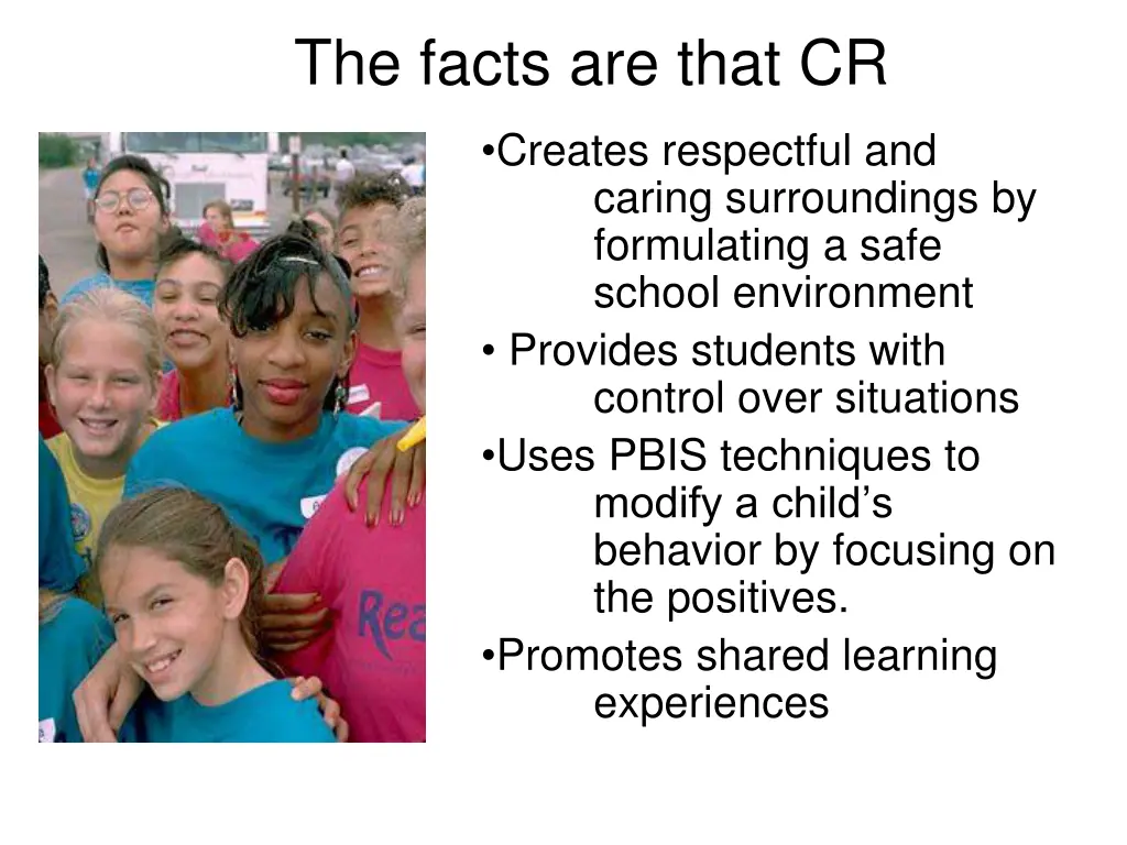 the facts are that cr