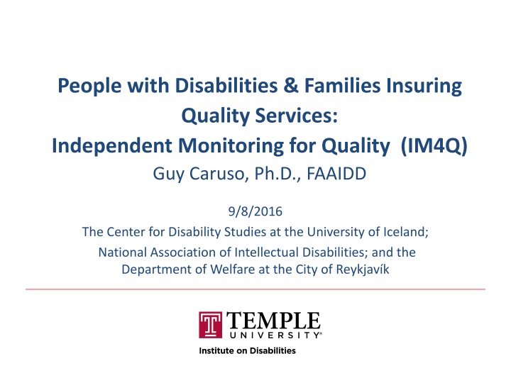 people with disabilities families insuring