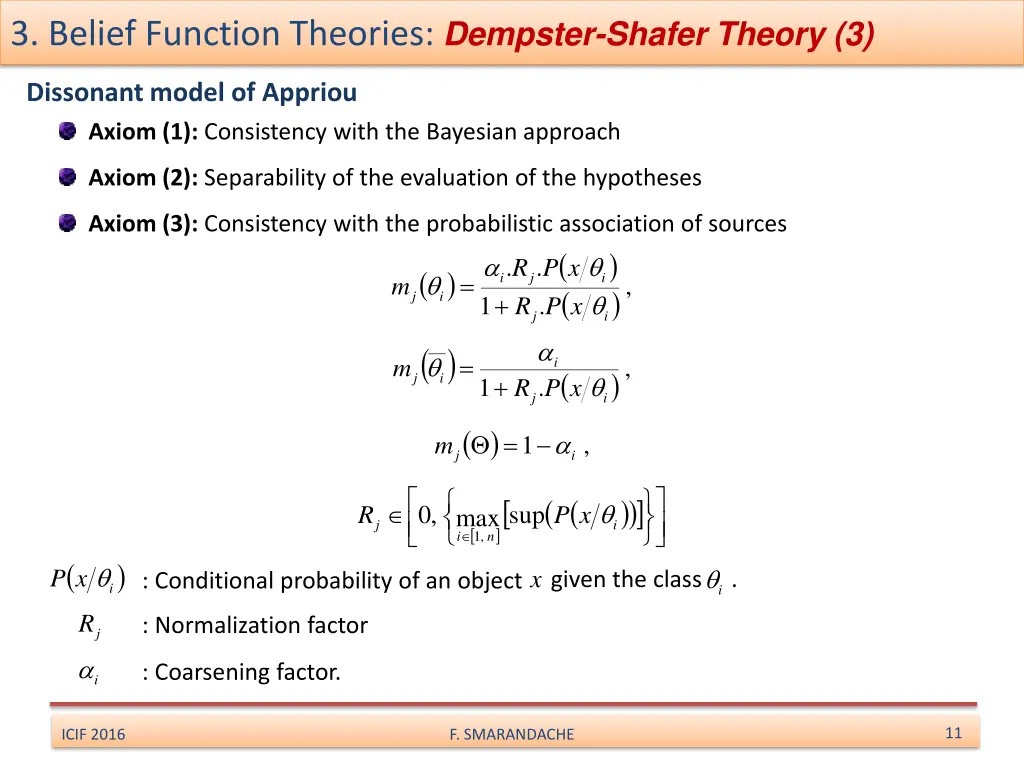 3 belief function theories dempster shafer theory 2