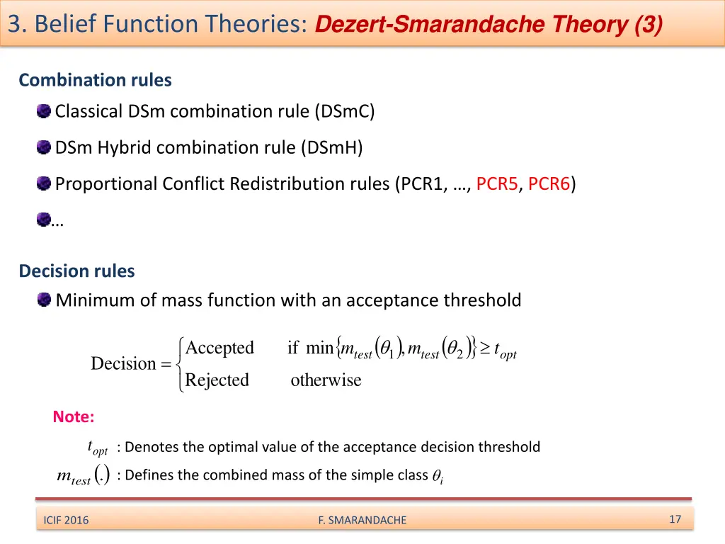 3 belief function theories dezert smarandache 2
