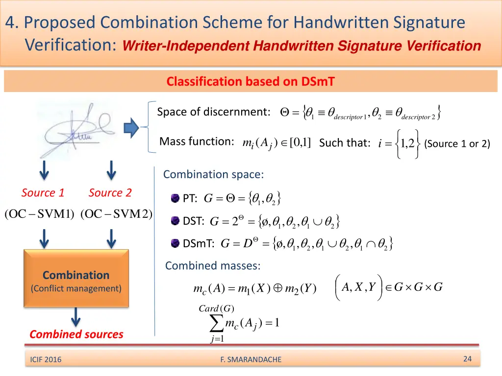 4 proposed combination scheme for handwritten 5