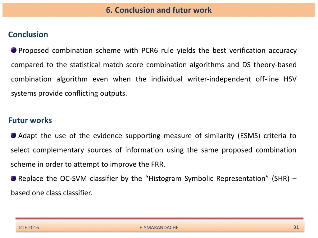 6 conclusion and futur work