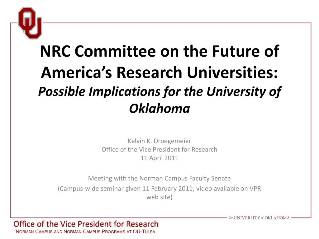 nrc committee on the future of america s research