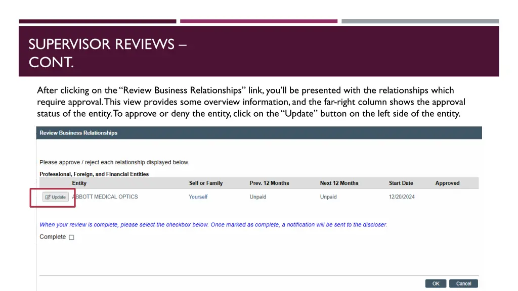 supervisor reviews cont 2