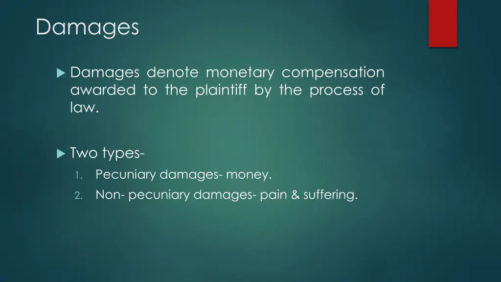 damages