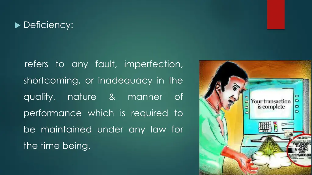 deficiency