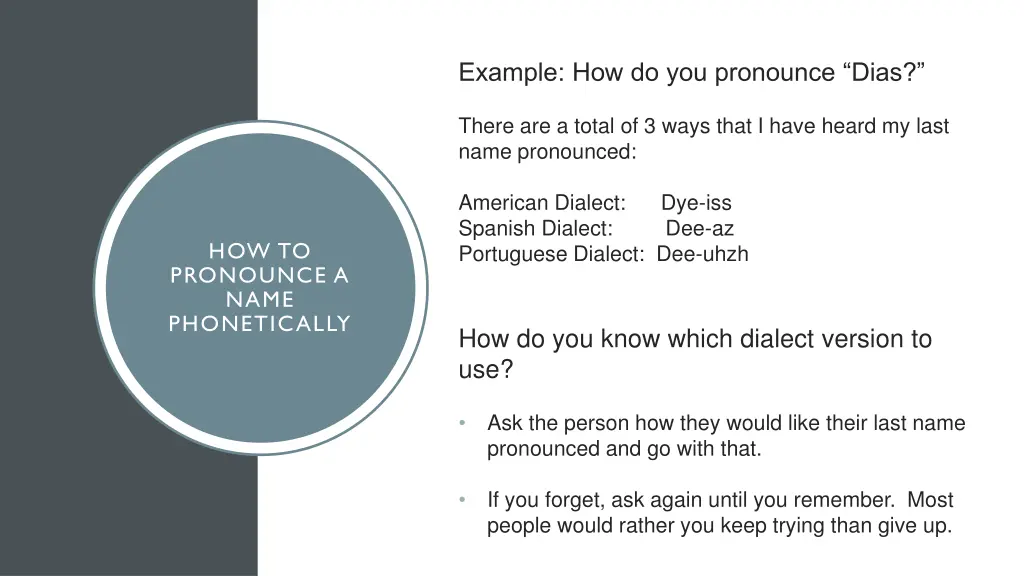 example how do you pronounce dias