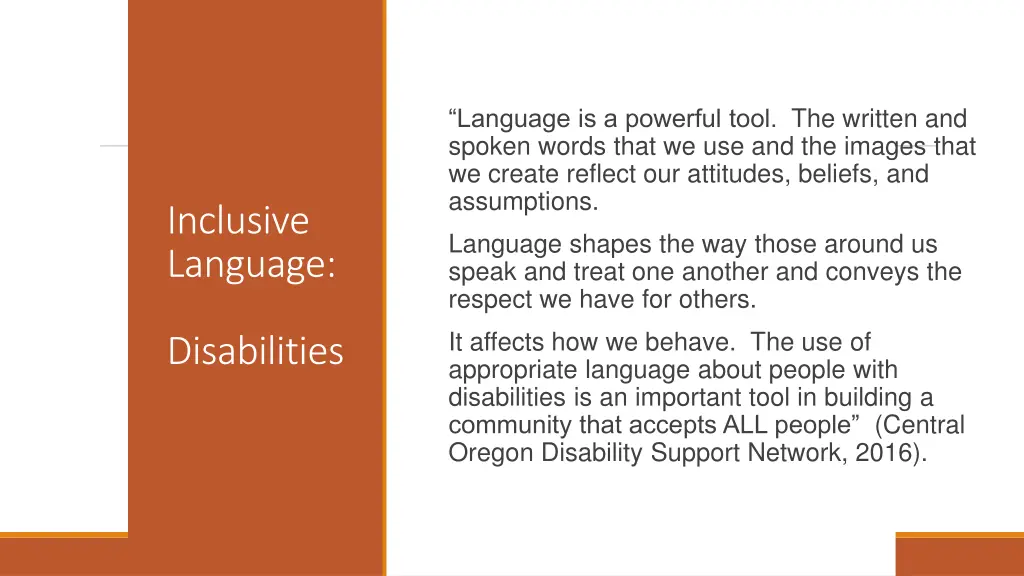 language is a powerful tool the written