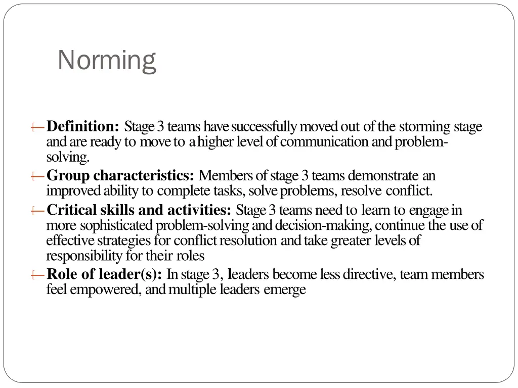 norming