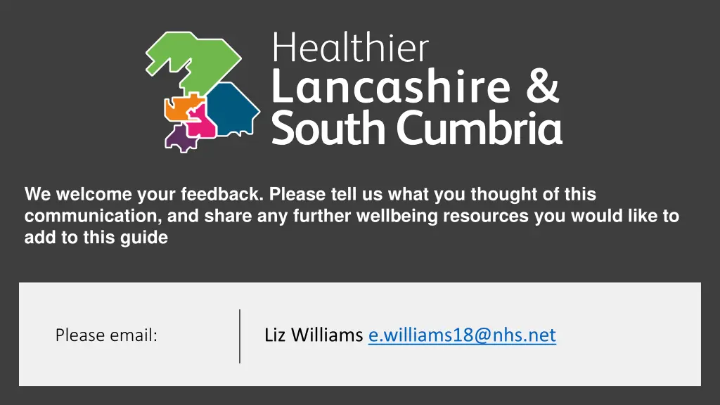 we welcome your feedback please tell us what