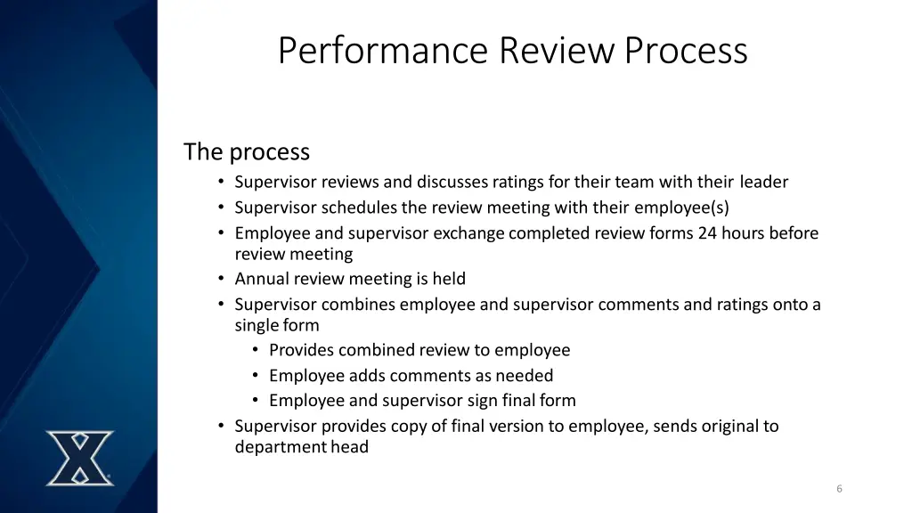 performance reviewprocess