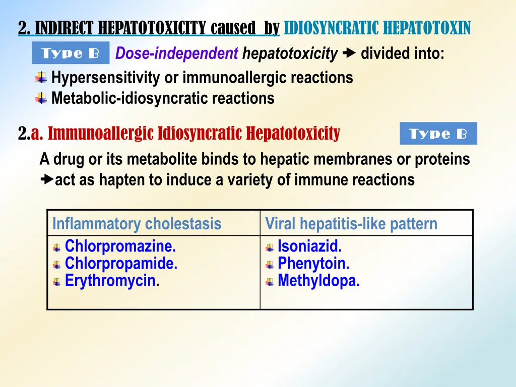 2 indirect hepatotoxicity caused by idiosyncratic