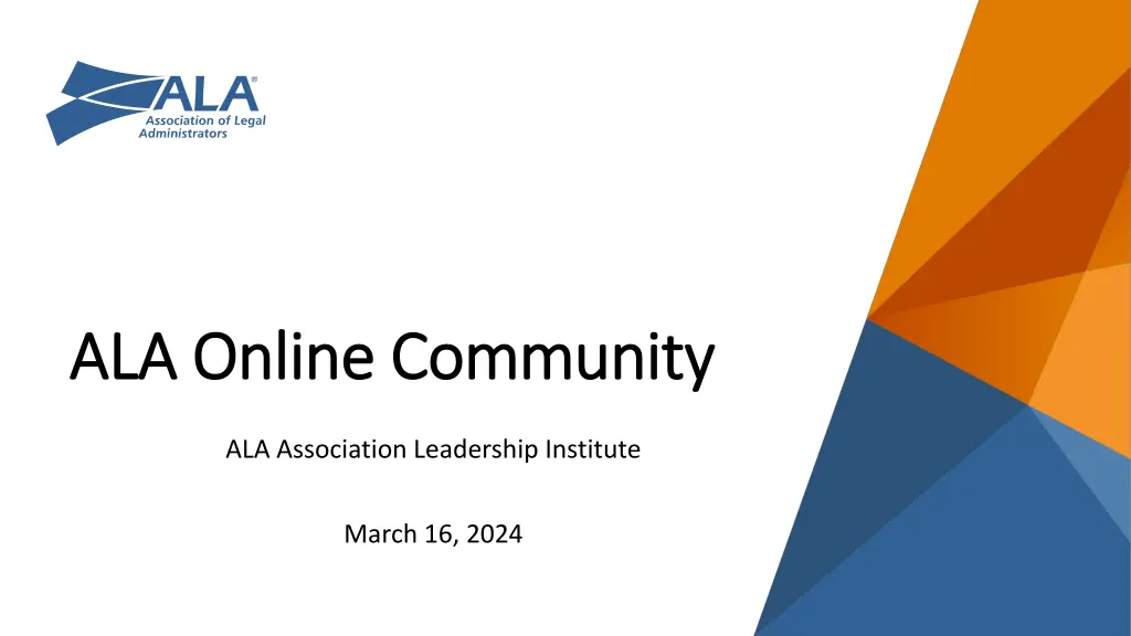 ala online community ala online community