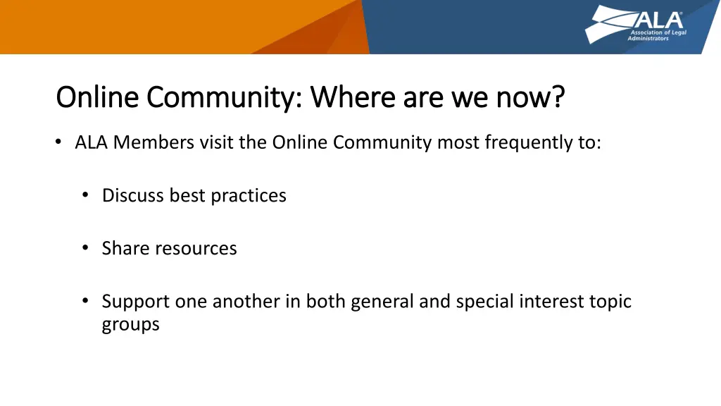 online community where are we now online