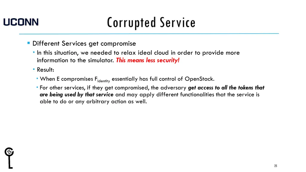 corrupted service