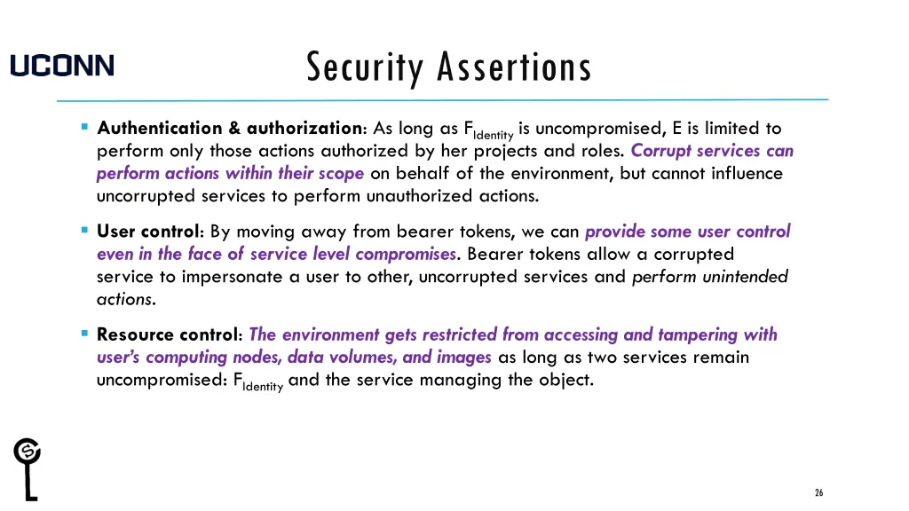 security assertions