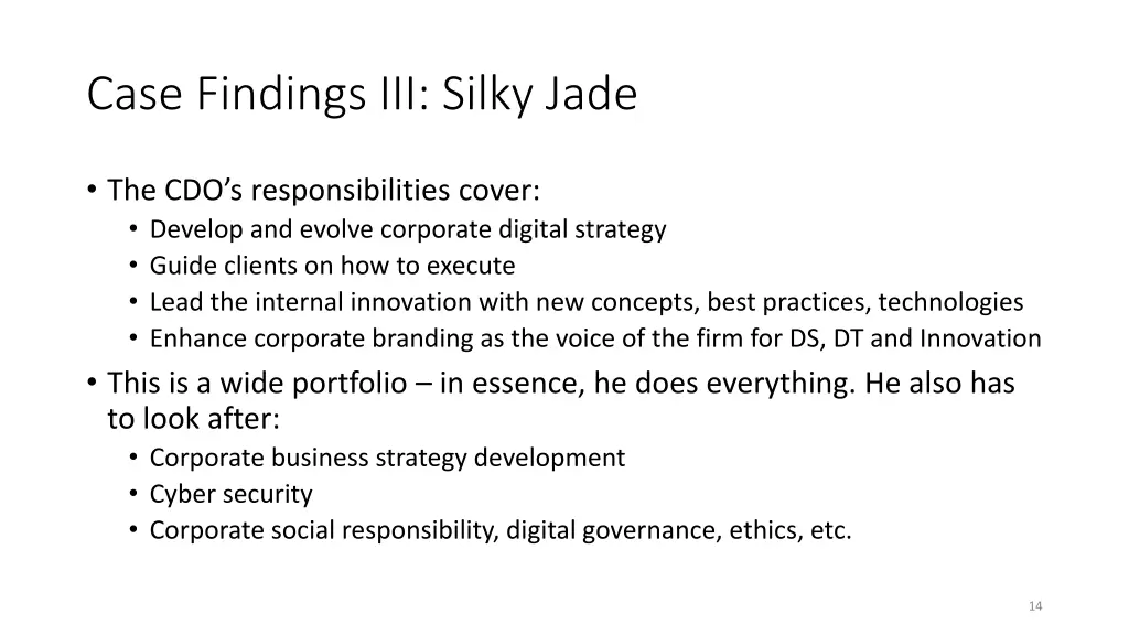 case findings iii silky jade