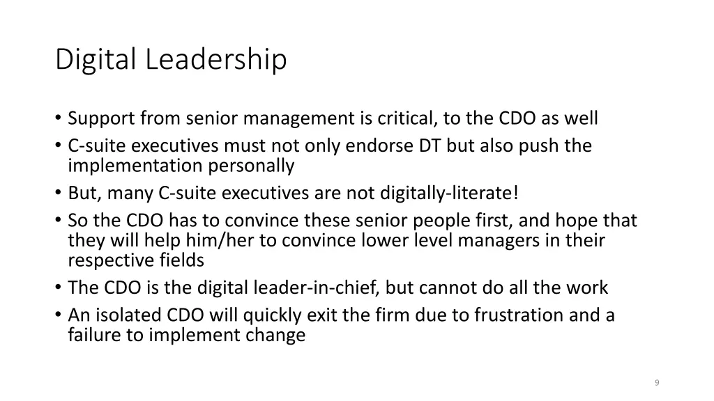 digital leadership