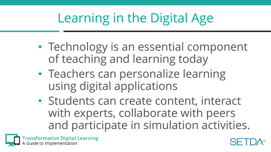 learning in the digital age