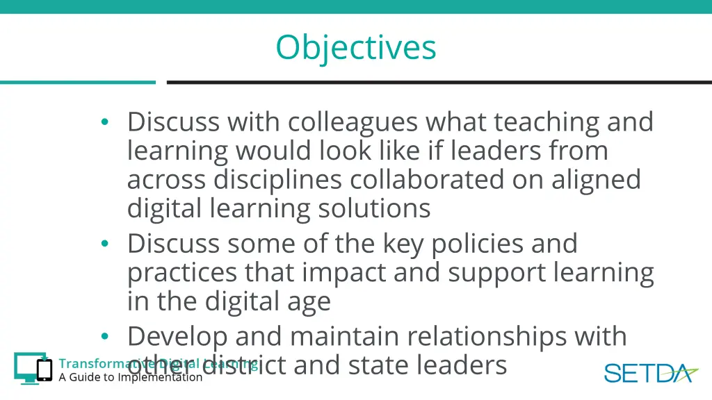 objectives 1