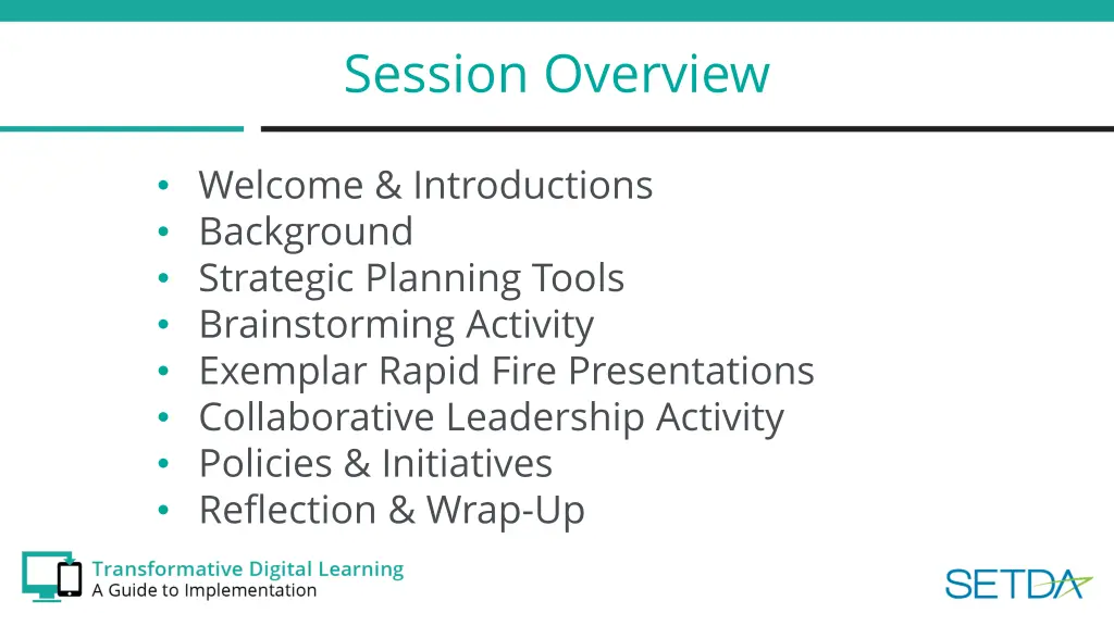 session overview