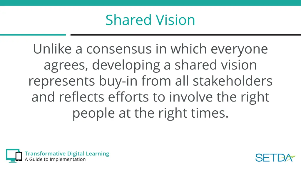 shared vision
