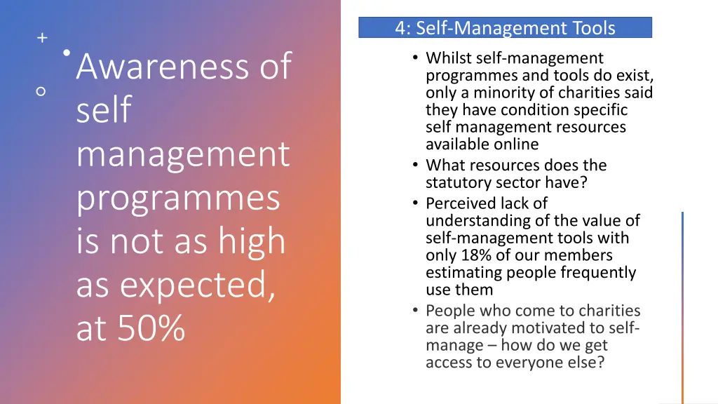 4 self management tools whilst self management