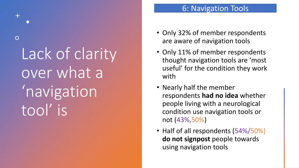 6 navigation tools