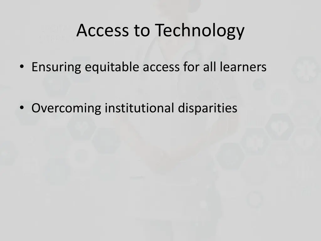 access to technology