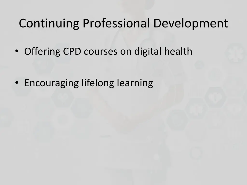 continuing professional development