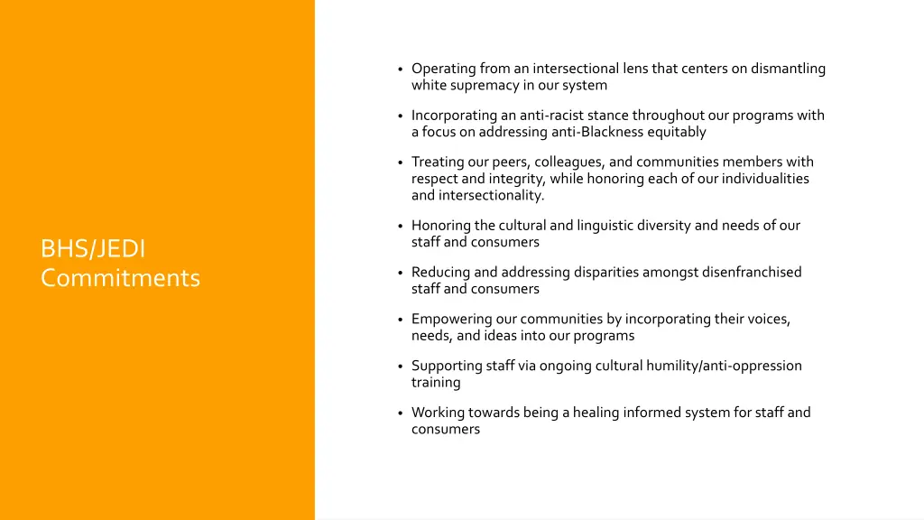 operating from an intersectional lens that