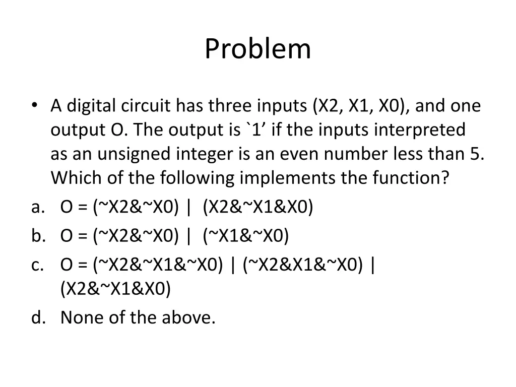 problem 4