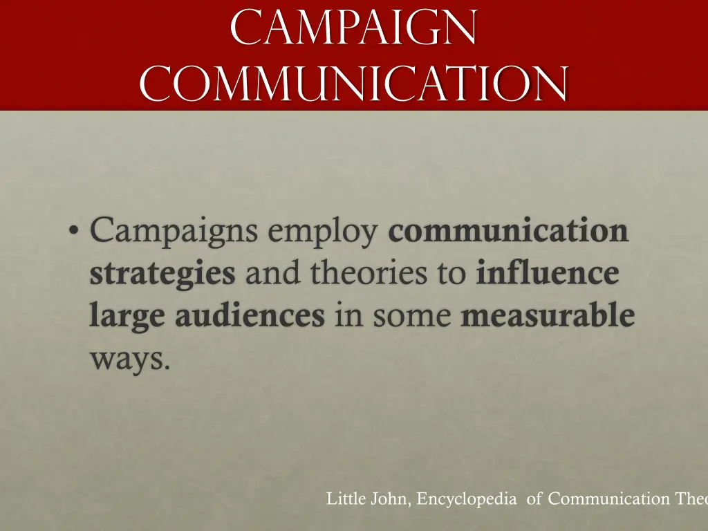 campaign communication 1