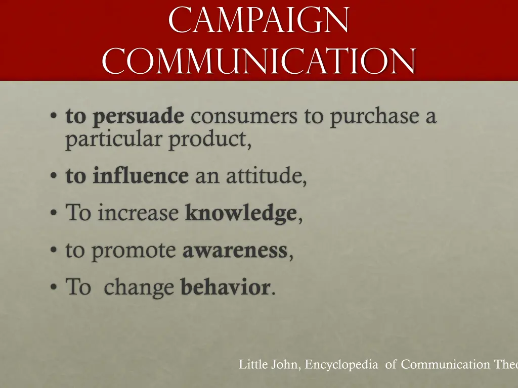 campaign communication 2