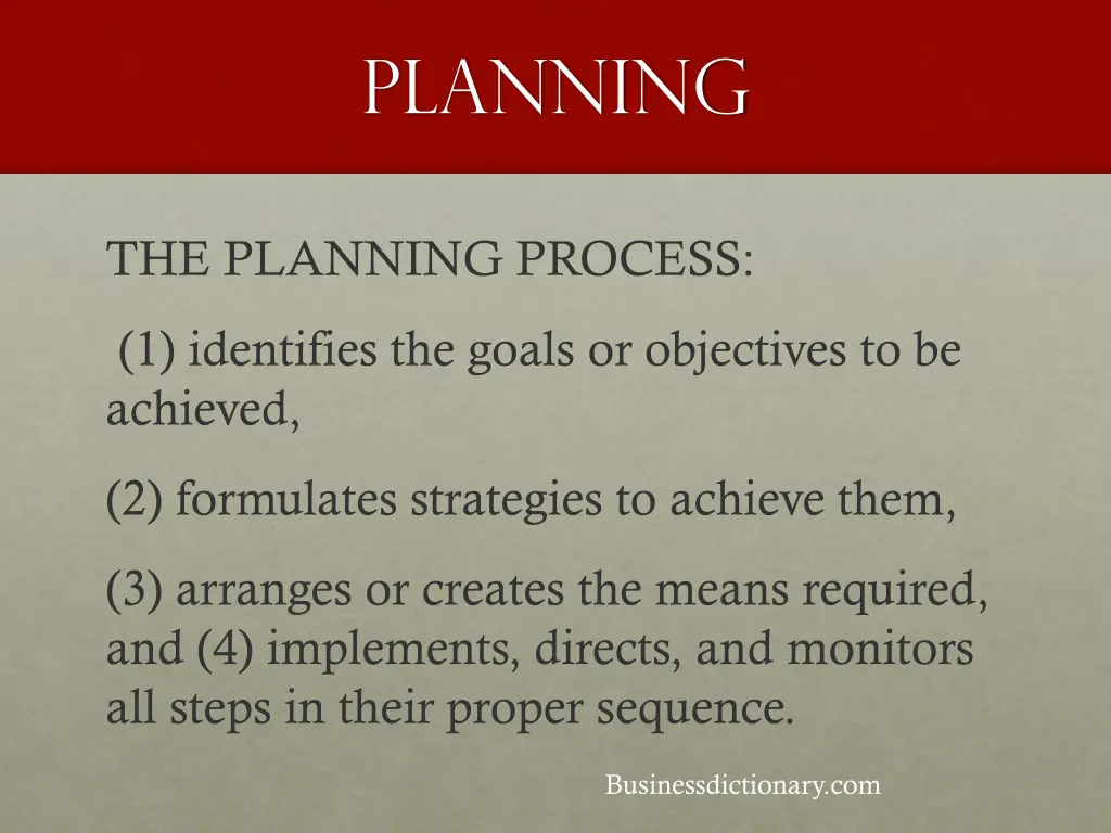 planning 1