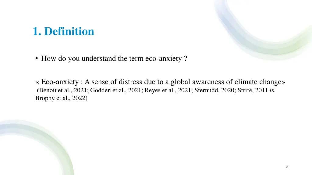 1 definition