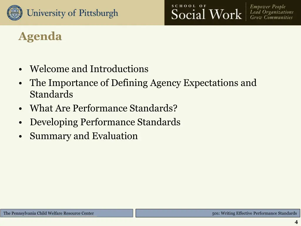 agenda