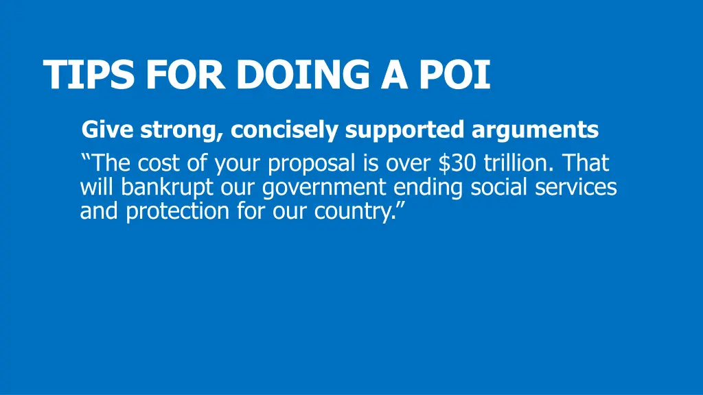 tips for doing a poi 1