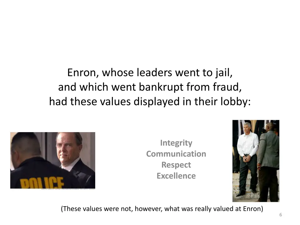 enron whose leaders went to jail and which went