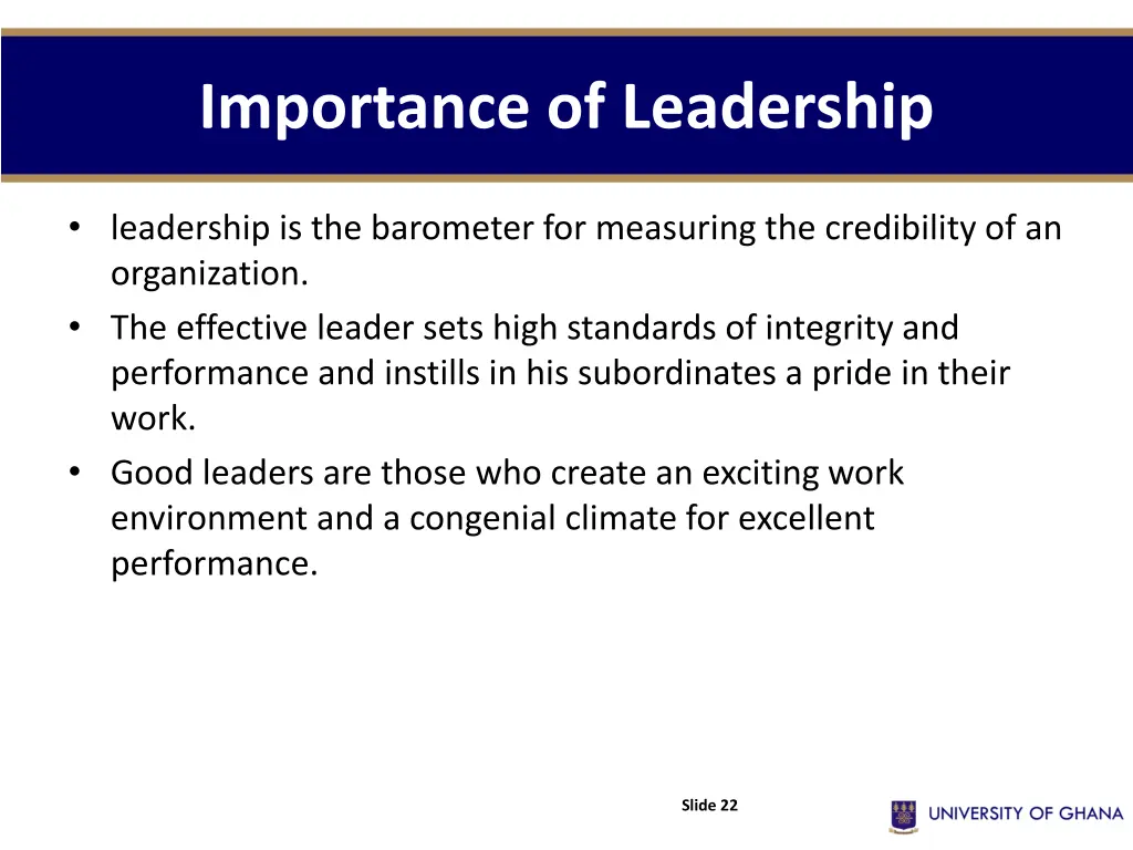 importance of leadership 1