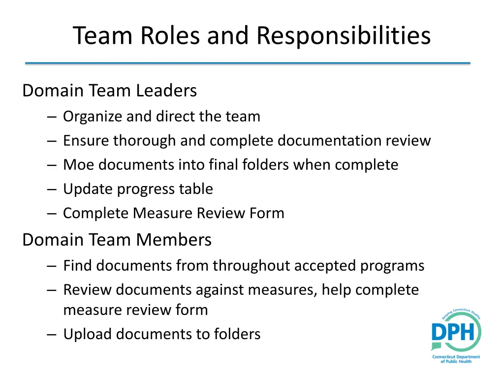 team roles and responsibilities
