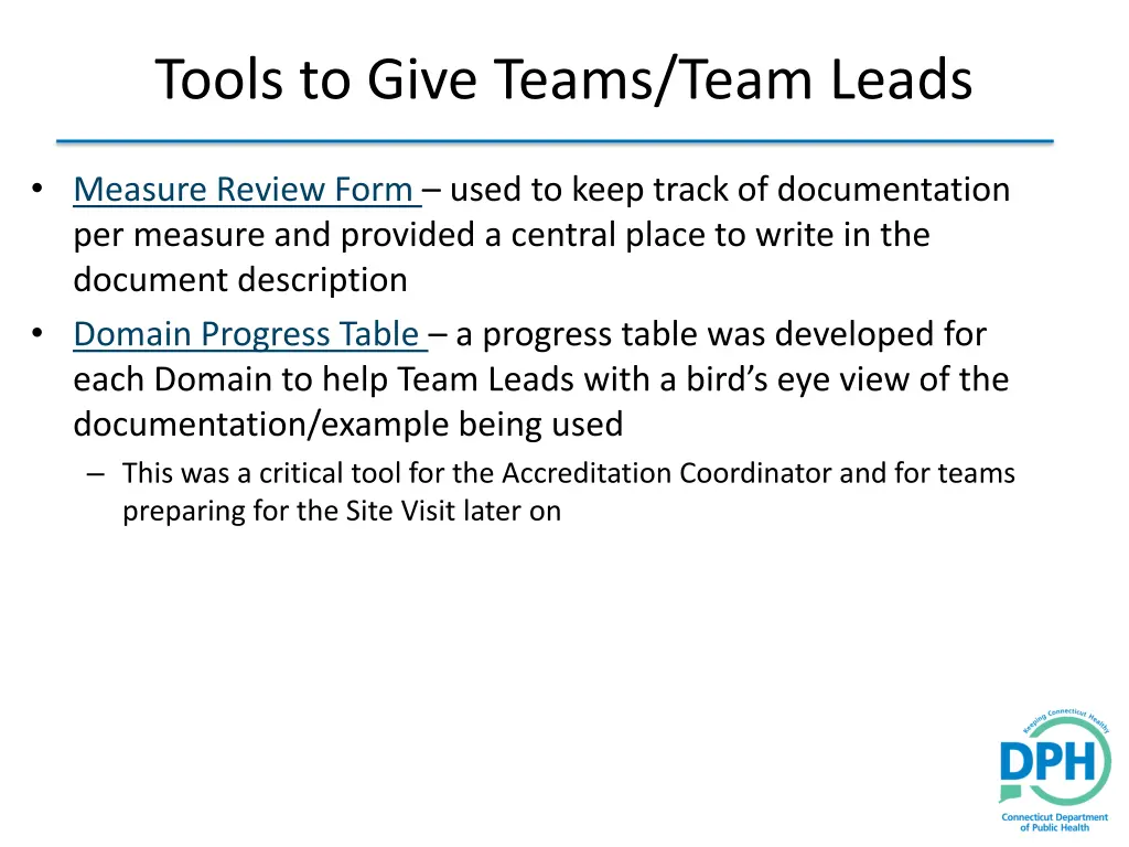 tools to give teams team leads