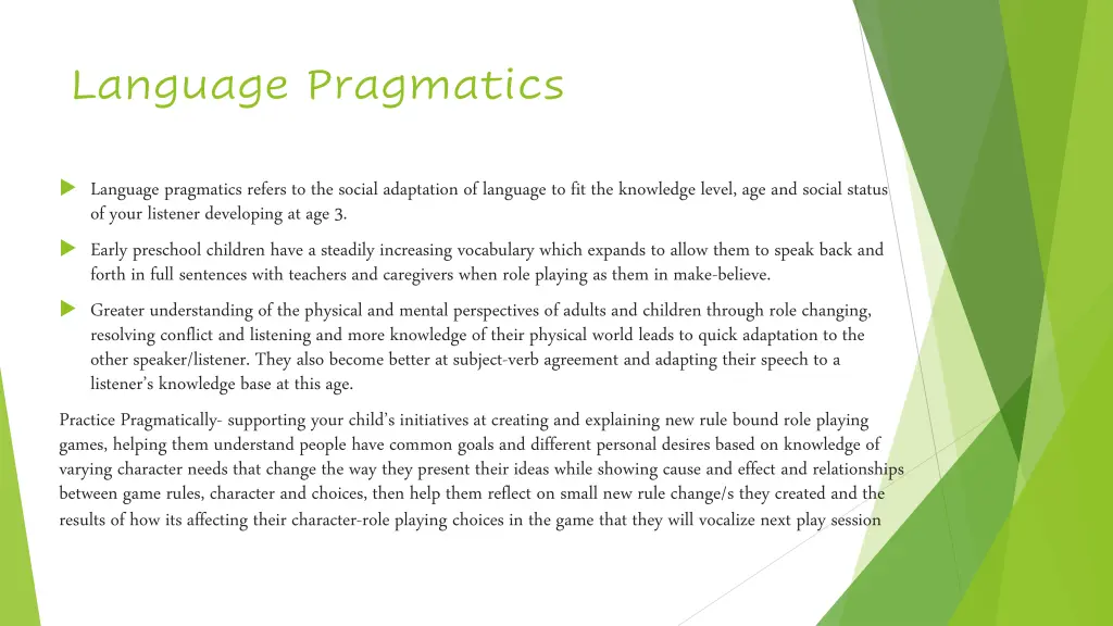language pragmatics