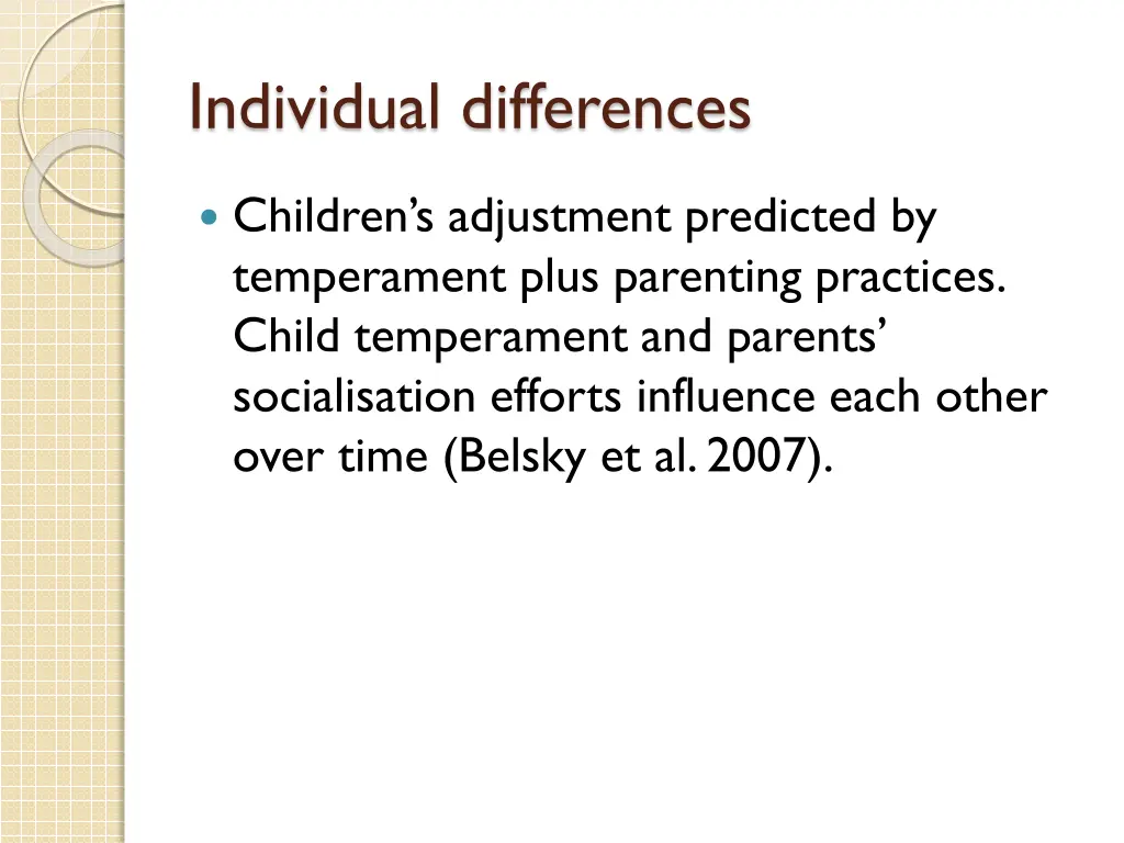 individual differences 1