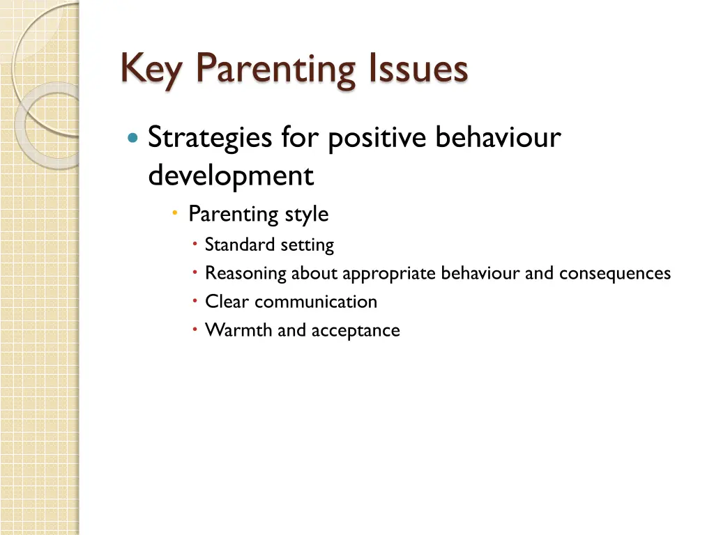 key parenting issues 1